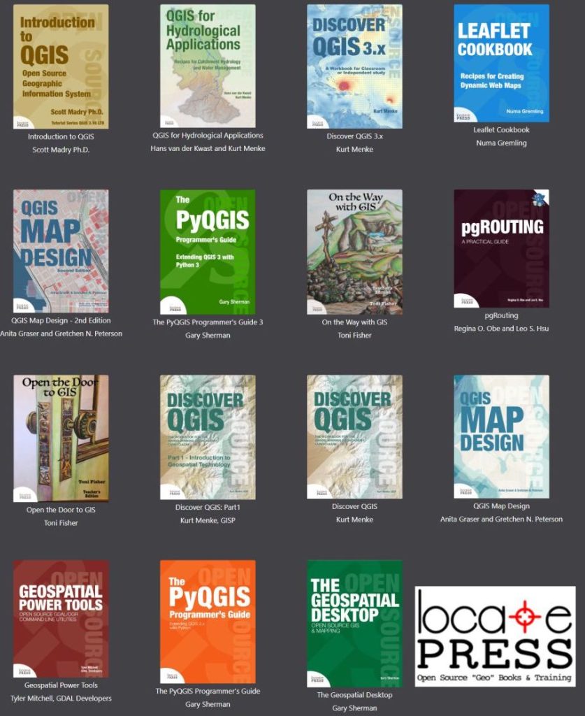 Locate Press Books on Geospatial Open Source topics
