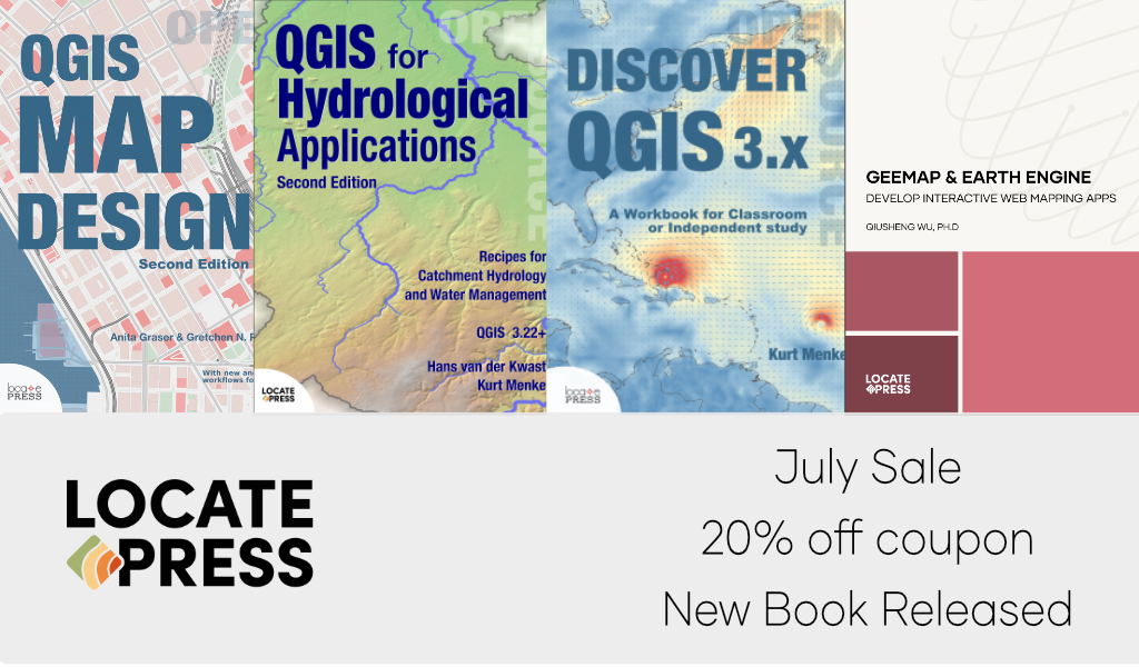 New Book – Geospatial Data Science & July Sale